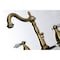 Kingston Brass KB1977PL 8" Widespread Bathroom Faucet, Brushed Brass KB1977PL - alternate 4